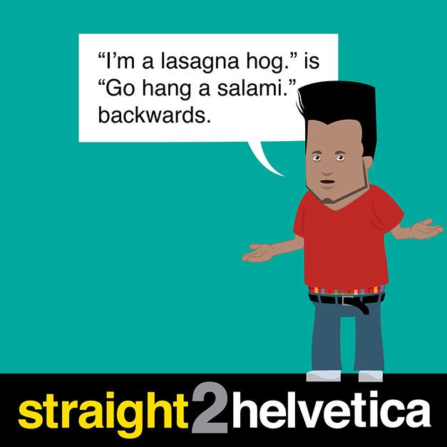 Funny graphic design web cartoon comic
